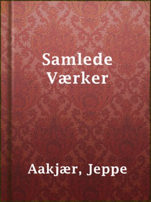 cover image of Samlede Værker